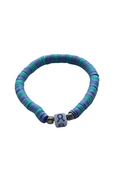 Medium taurus ￼bracelet- coloured purple and blue